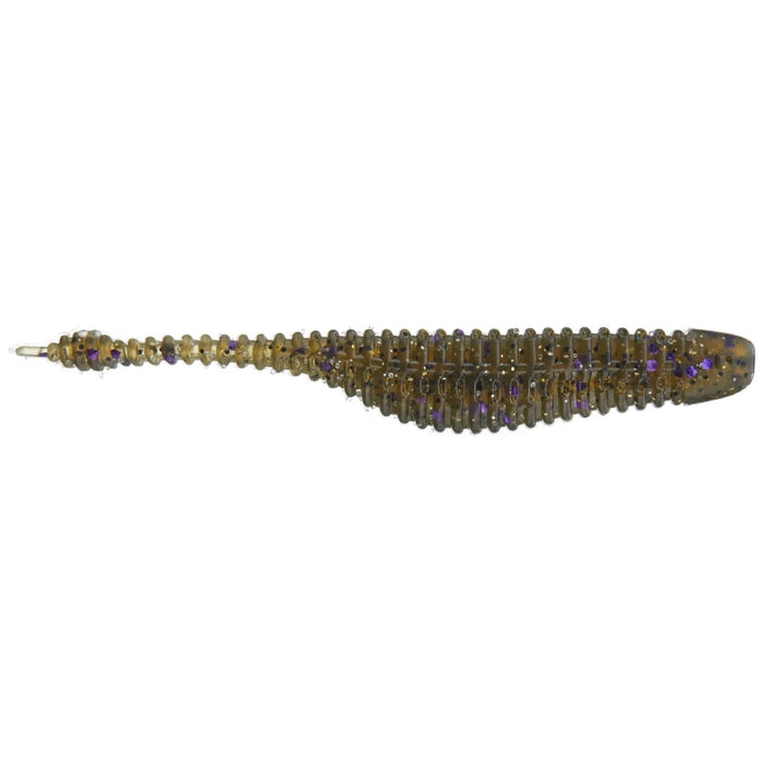Great Lakes Drop Minnow - PlasticsGreat LakesGreen Pumpkin Purple Flake2.25" Qty 10BassFishAndSave