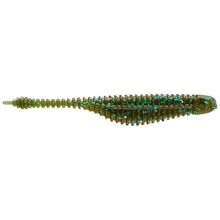 Great Lakes Finesse Drop Minnow - PlasticsGreat LakesGreen Pumpkin Blue2.25" Qty 10BassFishAndSave