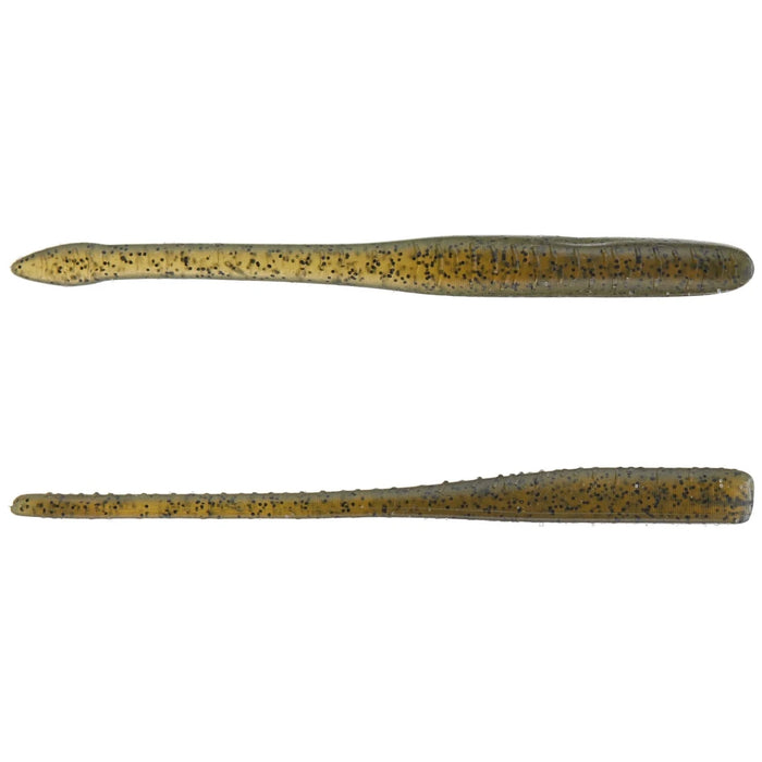 Great Lakes Finesse Drop Worm 4" Qty 8 - PlasticsGreat LakesGreen PumpkinBass665415145014FishAndSave