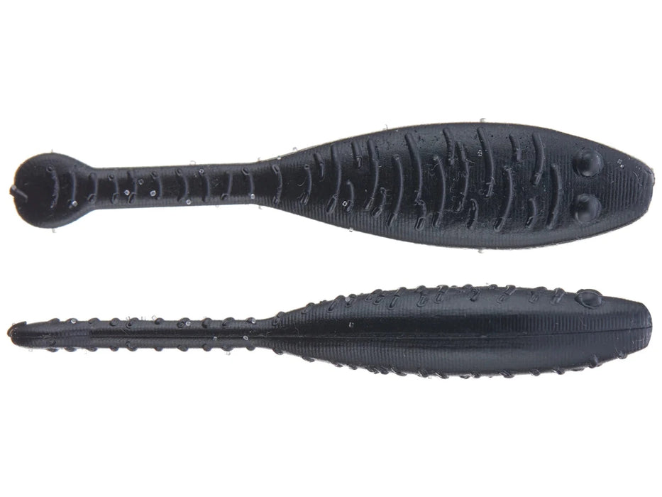 Great Lakes Finesse Flat Cat 2.2" Qty 8 - PlasticsGreat LakesMatte BlackBass665415051551FishAndSave