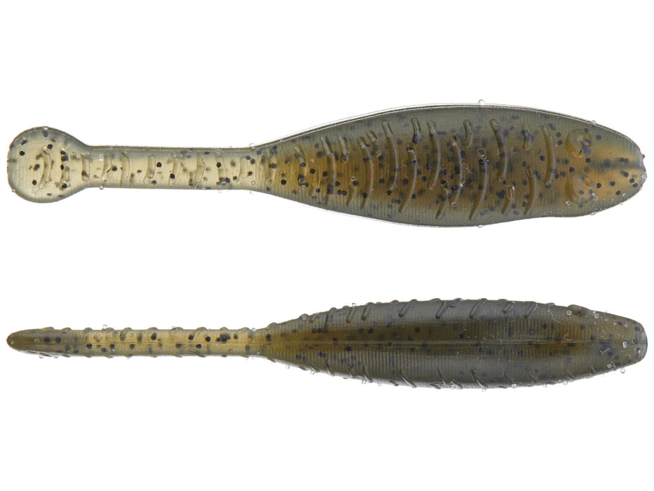 Great Lakes Finesse Flat Cat 2.2" Qty 8 - PlasticsGreat LakesGreen PumpkinBass665415247626FishAndSave