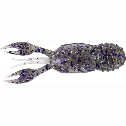 Great Lakes Finesse Juvy Craw 2.5" Qty 7 Smoke Clear Purple Flake - PlasticsGreat LakesBass665415501391FishAndSave