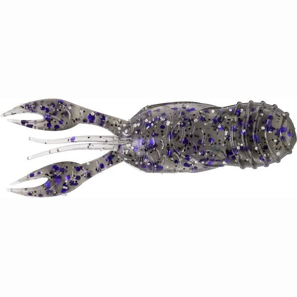 Great Lakes Finesse Juvy Craw 2.5" Qty 7 Smoke Clear Purple Flake - PlasticsGreat LakesBass665415501391FishAndSave