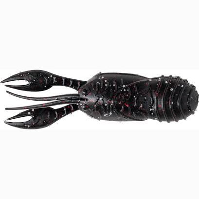 Great Lakes Finesse Juvy Craw - PlasticsGreat LakesMatte Black Red (Floating)2" Qty 8BassFishAndSave