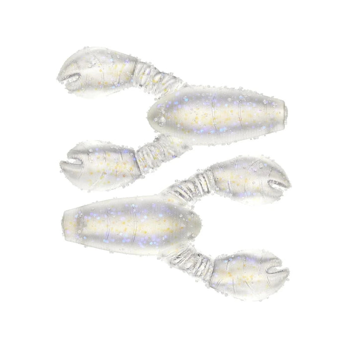 Great Lakes Finesse Micro Snack Craw 1.7" Qty 8 Iridescent - PlasticsGreat LakesBass665415502015FishAndSave