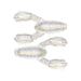 Great Lakes Finesse Micro Snack Craw 1.7" Qty 8 Iridescent - PlasticsGreat LakesBass665415502015FishAndSave