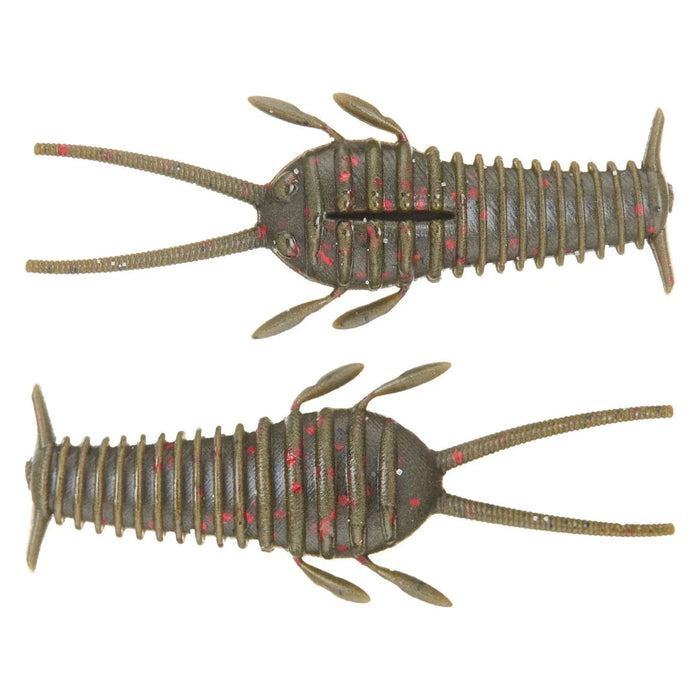 Great Lakes Finesse Ned Bug 2.3" Qty 6 - PlasticsGreat LakesGreen Pumpkin Red Flake (Floating)Bass665415501193FishAndSave