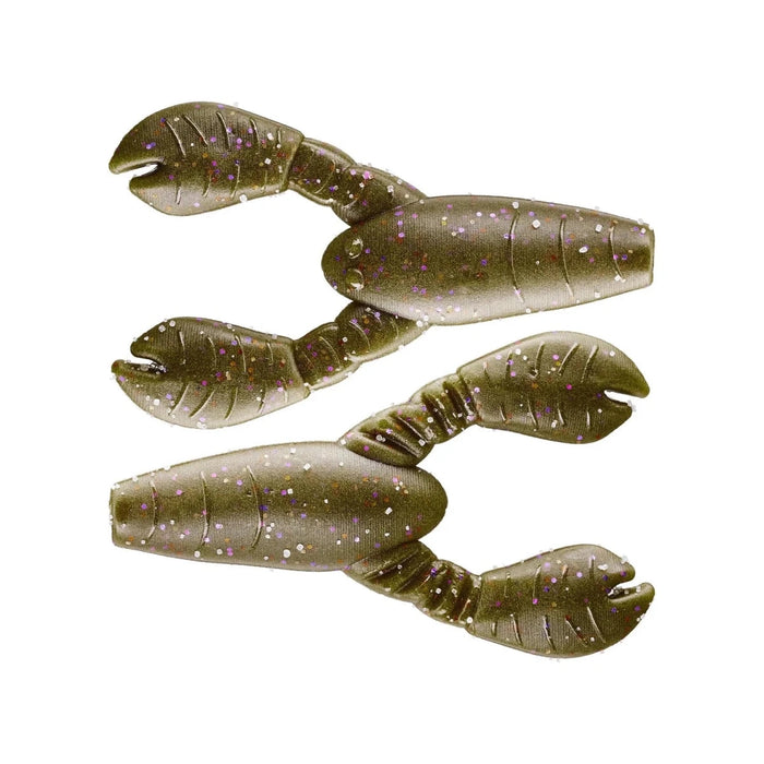 Great Lakes Finesse Snack Craw - PlasticsGreat LakesGreen Pumpkin Copper Flake (Floating)1.7" Qty 8BassFishAndSave