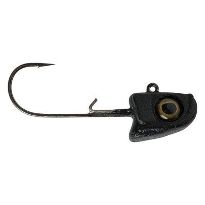 Great Lakes Hanging Head 3/16 Oz Qty 2 Matte Black - JigsGreat LakesBass665415499742FishAndSave