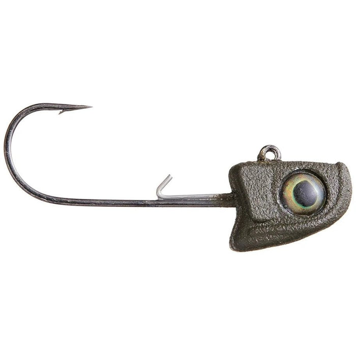 Great Lakes Hanging Head Qty 2 - JigsGreat LakesMatte Green Pumpkin3/16 Oz 1BassFishAndSave