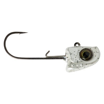 Great Lakes Hanging Head Qty 2 - JigsGreat LakesWhite Shad3/16 OzBassFishAndSave