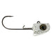 Great Lakes Hanging Head Qty 2 - JigsGreat LakesWhite Shad3/16 OzBassFishAndSave