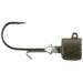 Great Lakes Ned Head Jigs Qty 3 - JigsGreat LakesMatte Green Pumpkin3/16 Oz 1 HookBass665415499629FishAndSave