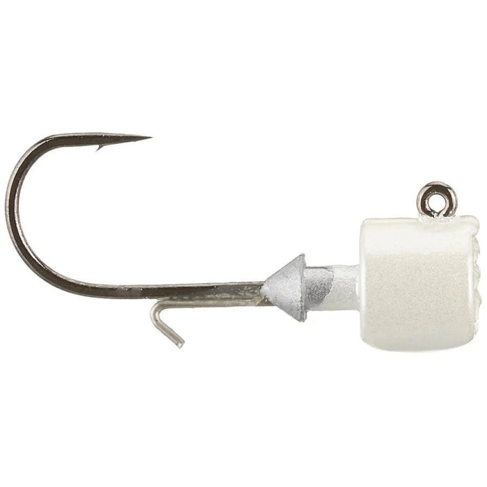Great Lakes Ned Head Jigs Qty 3 - JigsGreat LakesPearl White3/16 Oz 1 HookBassFishAndSave