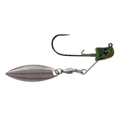 Great Lakes Sneaky Underspin Qty 1 - JigsGreat LakesMatte Perch Silver3/16 Oz 1 HookBassFishAndSave