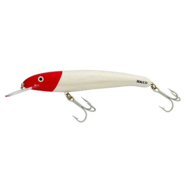Halco Laser Pro 190 DD 1 - 5/8 Oz 7 - 2/5" - TrollingHalcoWhite RedheadNew Arrival611070402207FishAndSave