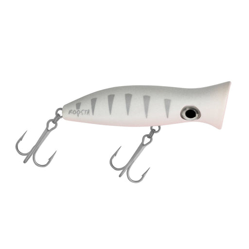 Halco Roosta Popper 80 3.2" 5/8 Oz Qty 1 - CrankbaitHalcoSilver ShadowMemorialtwofive611070804803FishAndSave