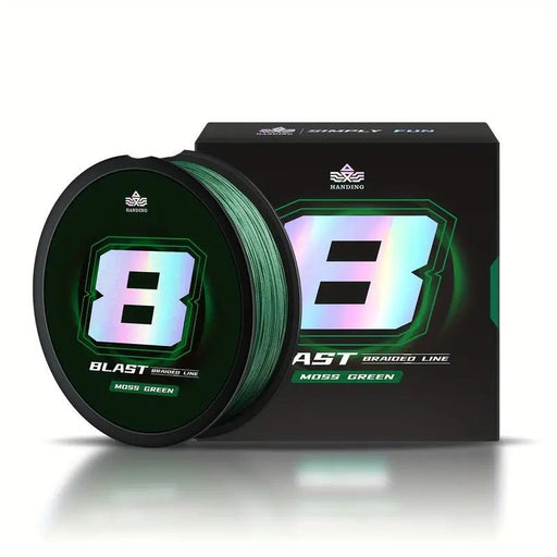 Handing 8x Braided Line 10lb 150yds Moss Green - Line/LeaderHandingX0043F3GGJFishAndSave