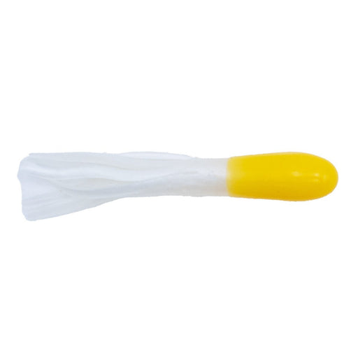 Head Hunter Mini Jig Tube 1.5" Qty 15 Yellow/White - PlasticsHead HunterFreshwater815087026214FishAndSave