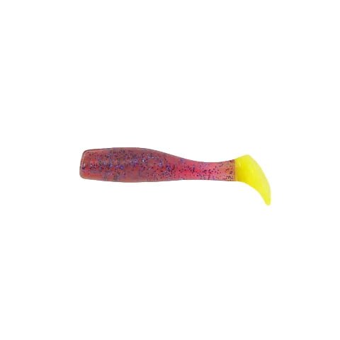 H&H Lures Baby Bull Minnow 2.75" Qty 10 Plum/Chartreuse Tail - PlasticsH&H LuresFreshwater044784675924FishAndSave
