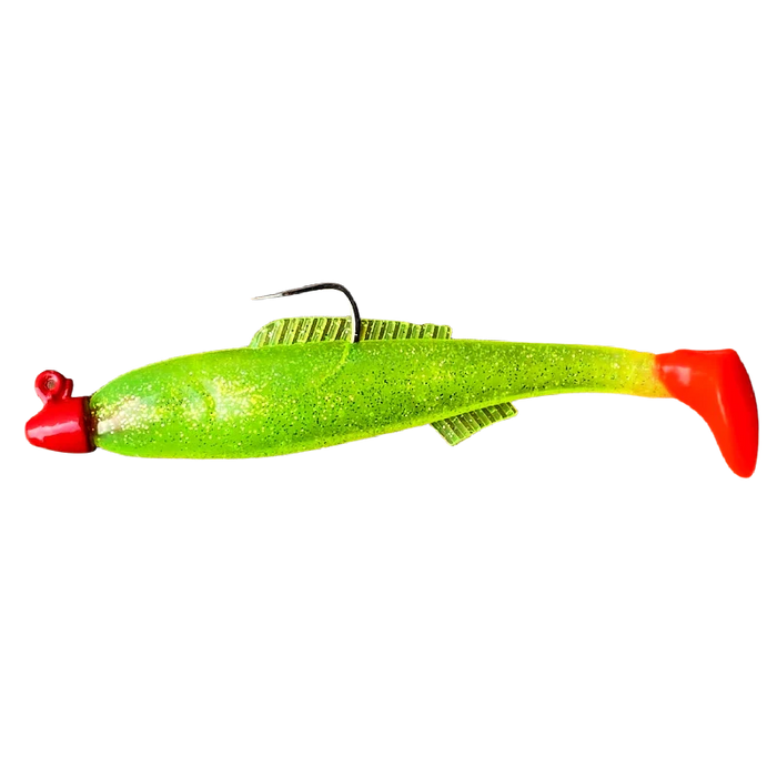H&H Lures King Cocahoe Minnow Jig 6" 1 Oz - JigsH&H LuresChartreuse/Fire TailFreshwater044784620023FishAndSave