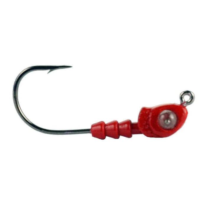 H&H Lures Rattlize Shad Jig Heads 3/8 Oz Qty 3 - JigsH&H LuresRedFreshwater044784035049FishAndSave