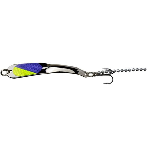 Iron Decoy Steely 3 Steely Spoon 2 - 3/4" 1/4 Oz - SpoonsIron DecoyChartreuse/Purple/SilverFreshwater850034750347FishAndSave