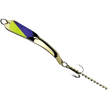 Iron Decoy Steely 4 Steely Spoon 3 - 1/2" 1/2 Oz - SpoonsIron DecoyGold Purple ChartreuseFreshwater850034750491FishAndSave