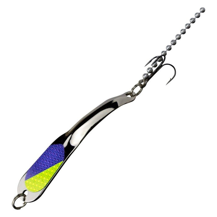 Iron Decoy Steely 4 Steely Spoon 3 - 1/2" 1/2 Oz - SpoonsIron DecoySilver Chartreuse Hot PurpleFreshwater850034750613FishAndSave