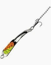 Iron Decoy Steely 5 1 Oz 4 - 1/4" Qty 1 - SpoonsIron DecoySilver Fire TigerFreshwater850034750705FishAndSave
