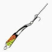 Iron Decoy Steely 5 1 Oz 4 - 1/4" Qty 1 - SpoonsIron DecoySilver Fire TigerFreshwater850034750705FishAndSave
