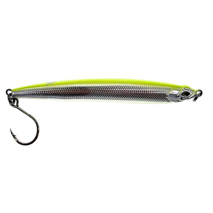 Island X Lures Tracer Minnow 4" 1/2 Oz (Sinking) Qty 1 - CrankbaitIsland X LuresChrome/Chartreuse_Hi_chtgptapp_optimised_this_description - generator850030784384FishAndSave