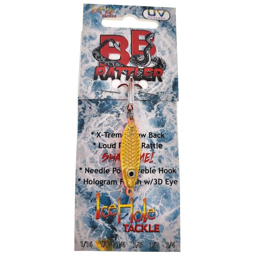 JB Lures BB Rattler Jigging Spoon 1/8 Oz - JigsjbGlow/PinkFreshwater840479006949FishAndSave