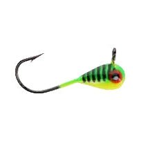 JB Lures Dub'l D Tungsten Jig Qty 1 - JigsJB LuresFireTiger Glow10Freshwater086303240541FishAndSave