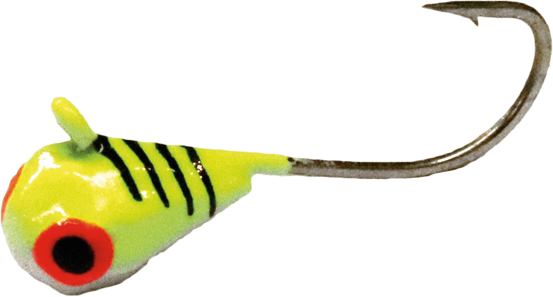 JB Lures Dub'l D Tungsten Jig Qty 1 - JigsJB LuresChartreuse Glow2FreshwaterFishAndSave