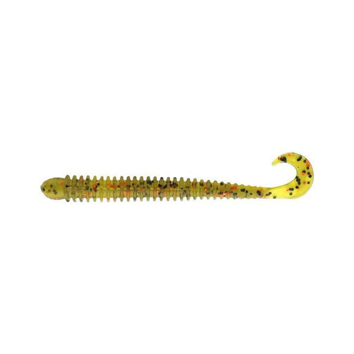 Jerry's Lures Saturn Worm 4" Watermelon Black Copper Qty 10 - FishAndSave