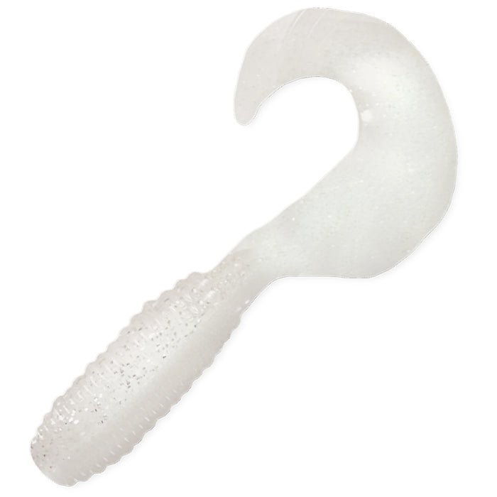 Kalins 3" Lunkers Grub Qty 10 White Ice - PlasticsKalin'sFreshwater088923131346FishAndSave