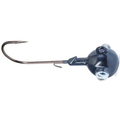 Kalins Rattlin Google Eye Jigs Qty 3 - JigsKalin'sBlack1/8 OzBassFishAndSave