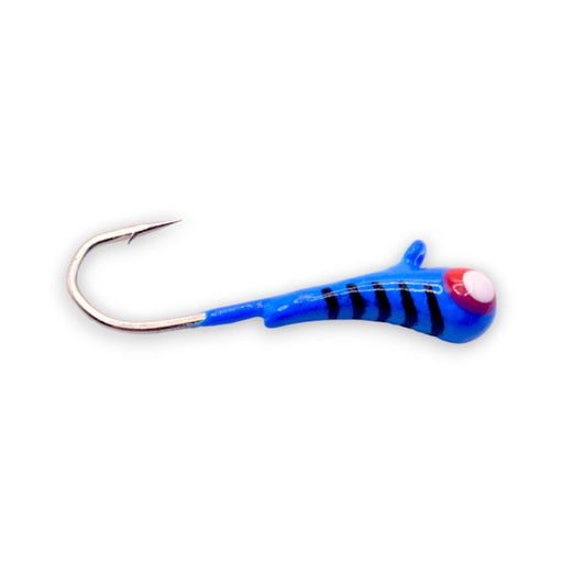 Kenders Kanoe Tungsten Jig #12 Hook Glow Blue Stripe - JigsKendersFreshwater791109790236FishAndSave