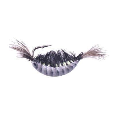 Kenders Natural Shrimp Tungsten Akua Jig Qty 1 - JigsKendersBlack14 Hook 1/64 OzFreshwaterFishAndSave
