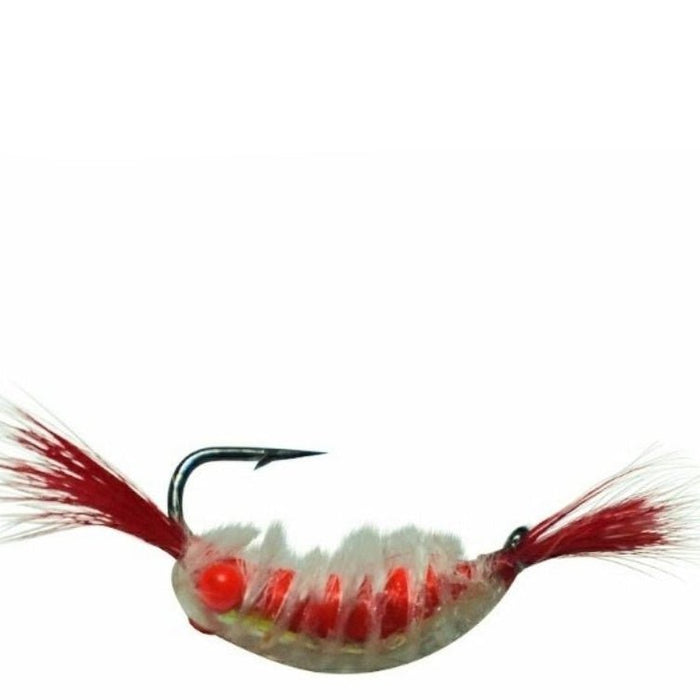 Kenders Tungsten Red Eye Shrimp Series 1/32 Oz White Red - JigsKendersFreshwater791109790519FishAndSave