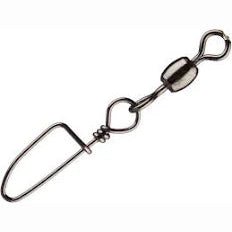 Laker Barrel Swivels W/ Coastlock Snap Sz 14 Qty 12 Black - Swivels/ConnectorsLakerFreshwater083941059634FishAndSave