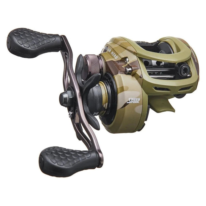Lews American Hero Tier 1 Series Casting Reel 7.5:1 Gear Ratio Camo - Casting ReelsLew'sLeft Handed_Hi_chtgptapp_optimised_this_description - generator849004034563FishAndSave