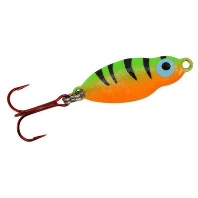 Lindy Frostee Jigging Spoon - JigsLindyFire Tiger Glow1/16 OzFreshwater093718898946FishAndSave