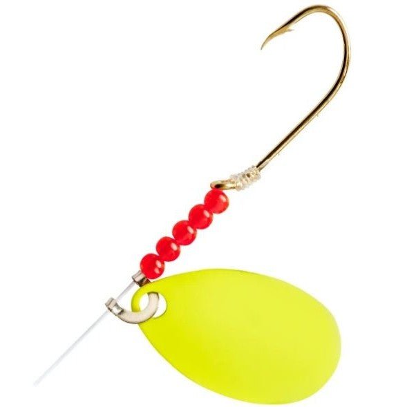 Little Joe Red Devil Spinner 3 Indiana Blade - Hooks/RigsLittle JoeHot YellowFreshwater025787052653FishAndSave