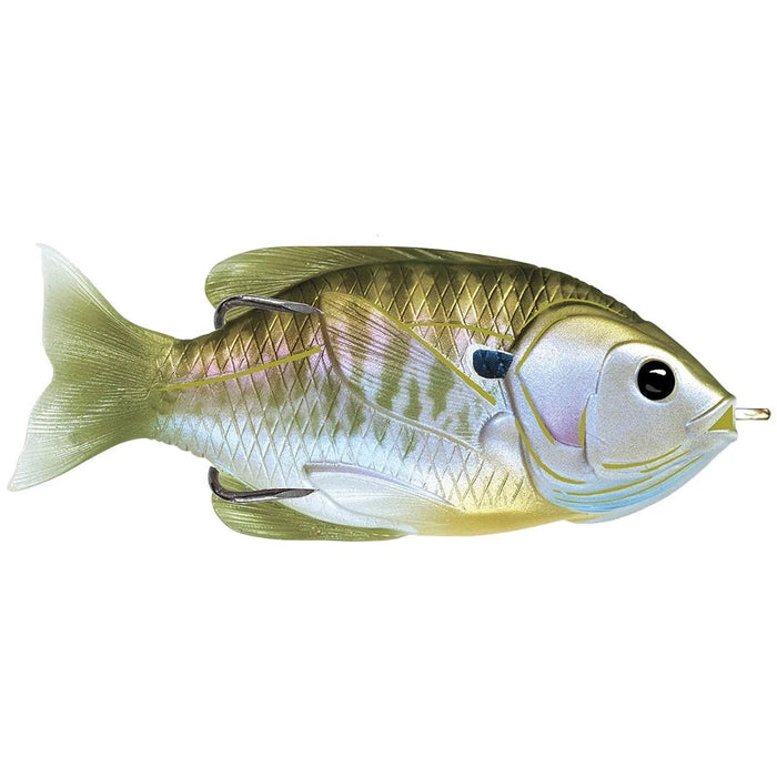 Live Target Hollow Body Sunfish 3" 7/16 Oz Natural Olive Bluegill - PlasticsLive TargetBass697713207187FishAndSave