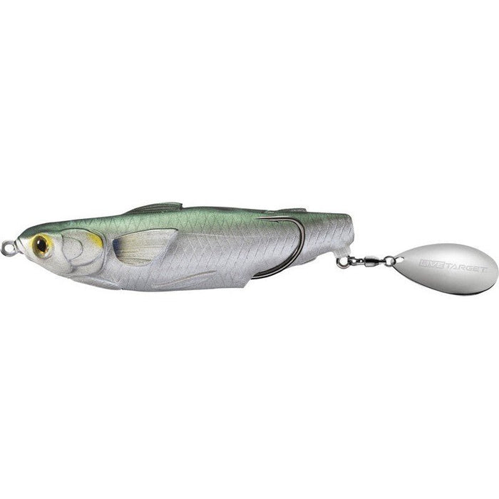 LiveTarget Hollow Commotion Mullet 4" 3/4 Oz Silver - SpinnersLiveTargetBass697713212624FishAndSave