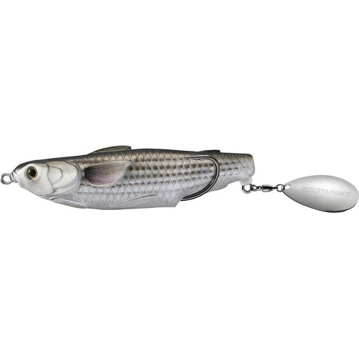 LiveTarget Hollow Commotion Mullet - SpinnersLiveTargetNatural Black3.5" 1/2 OzBass697713212587FishAndSave