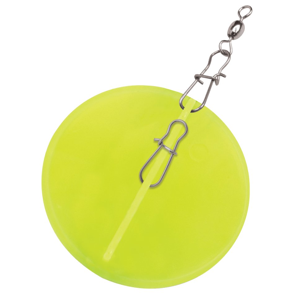 Luhr Jensen Dipsy Diver 21/4" Chartreuse/White Bottom Trolling Luhr