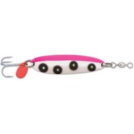 Luhr Jensen Krocodile Casting Spoon 2 - 1/8" 1/4 Oz - SpoonsLuhr JensenFlo Pink/Chartreuse UVBass049762638724FishAndSave